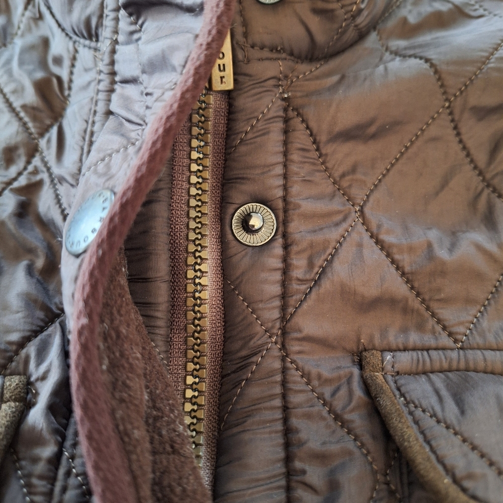 Barbour Brown Quilted Men's Jacket - Picture 3 of 4